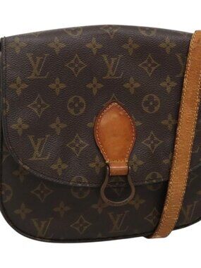 Authentic LOUIS VUITTON Monogram Saint Cloud GM Shoulder Bag M51242 LV